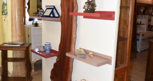 Libreria in legno su misura di design 3 Pino